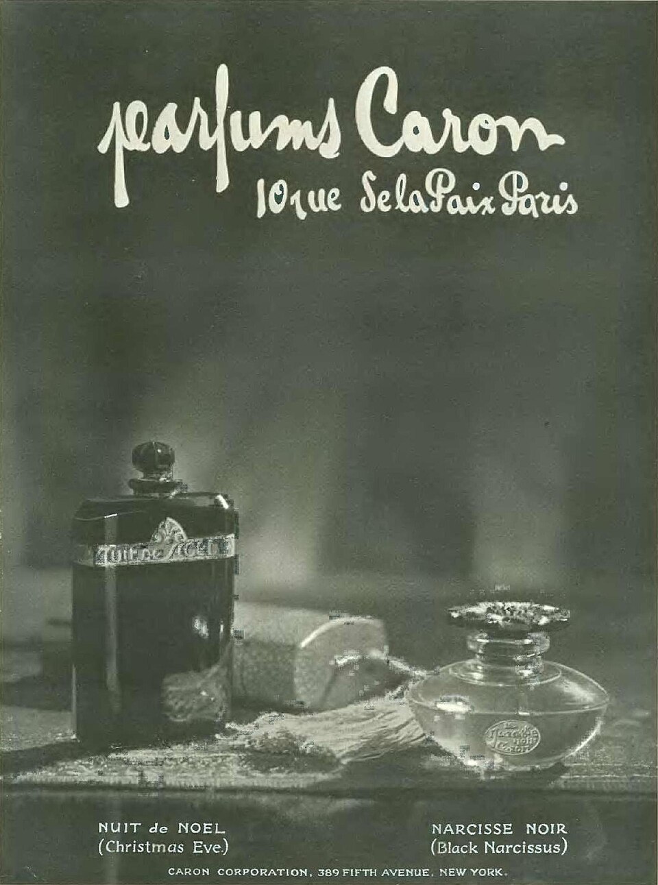 Caron Perfume Ad